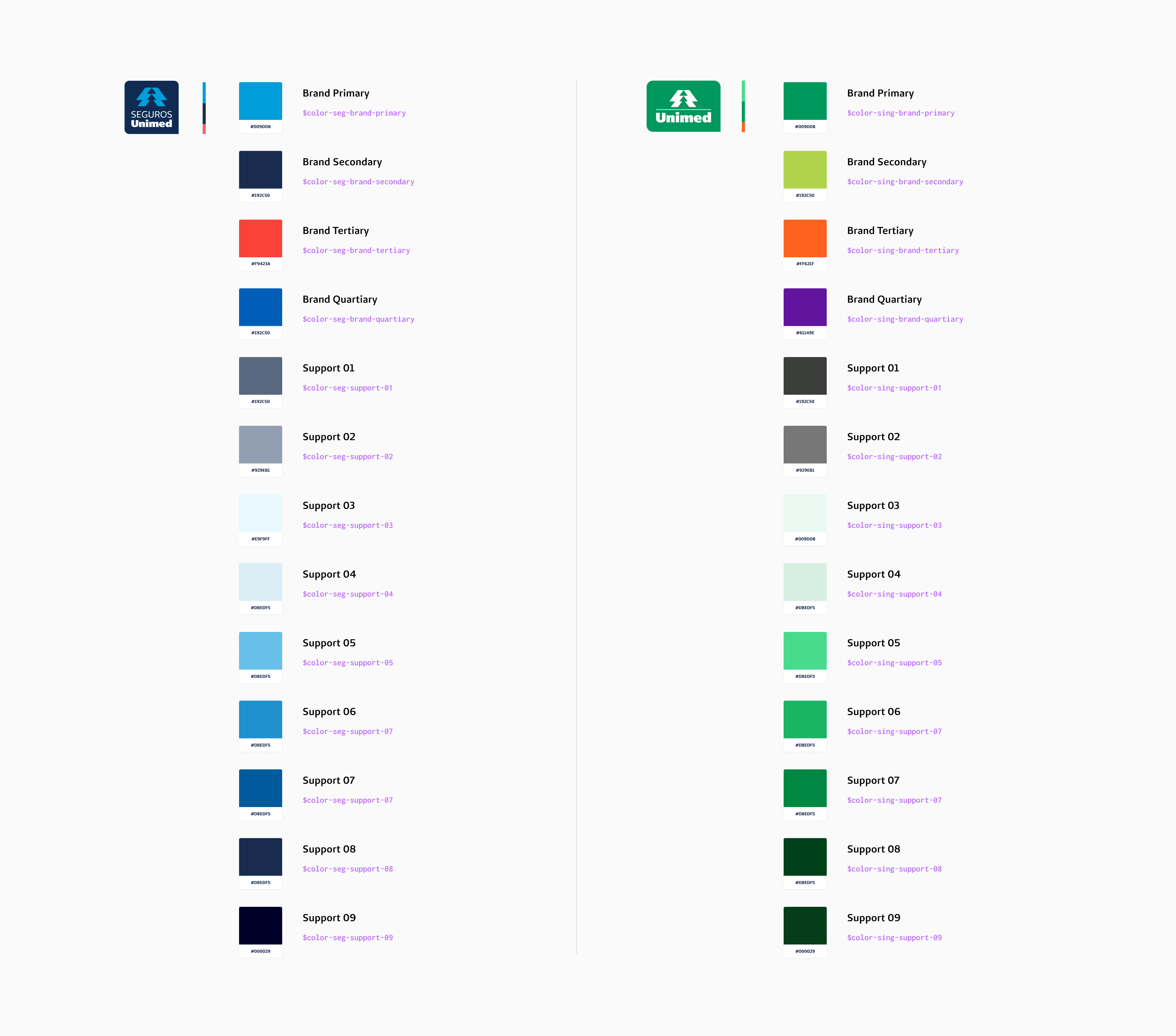 color tokens